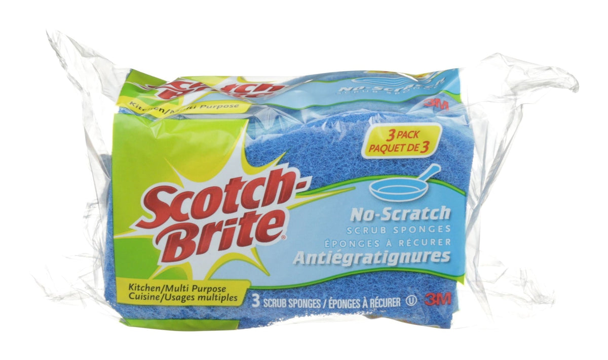 All-Purpose Non-Scratch Scrub Sponge, 3-pk