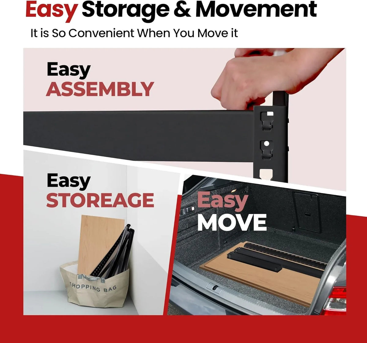 5 Layered laminated boltless heavy-duty vehicle storage adjustable wide-size metal shelf unit utility rack shelving storage multi-functional shelf shed storage area 47.7 inches wide x 18.2 inches deep x 71.3 inches high Black