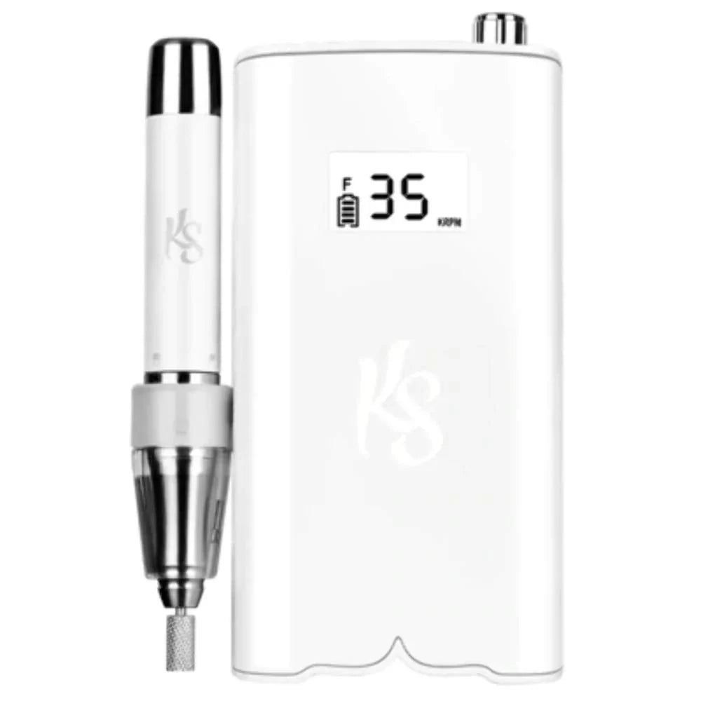 Electric drill | Portable, rechargeable and wireless | White