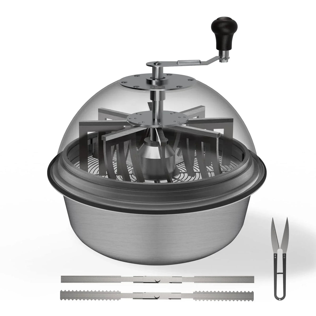 16" Bud Leaf Bowl Trimmer with Stainless Steel Blades