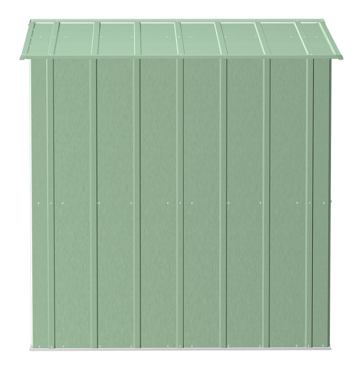 Arrow Classic Galvanized Steel Storage Shed, Sage Green, 8-ft x 6-ft