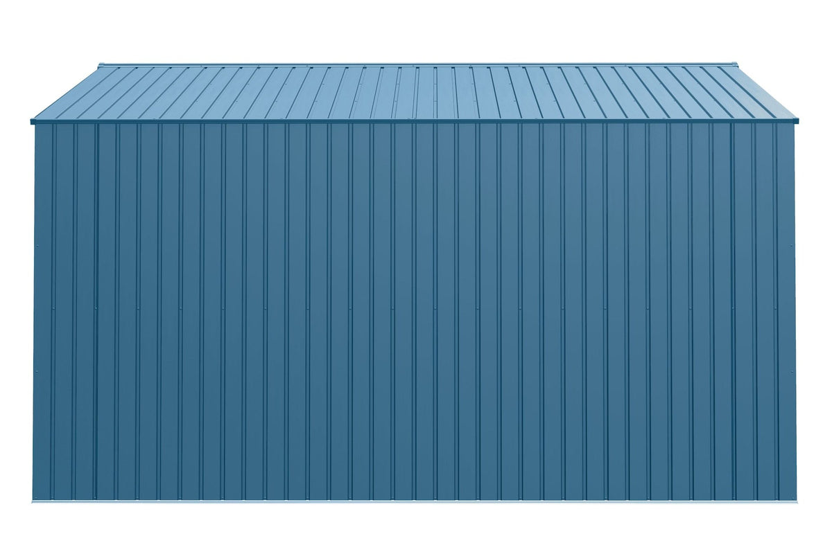 Arrow Elite 14x12-ft Blue Grey Corrosion-Resistant Steel Shed