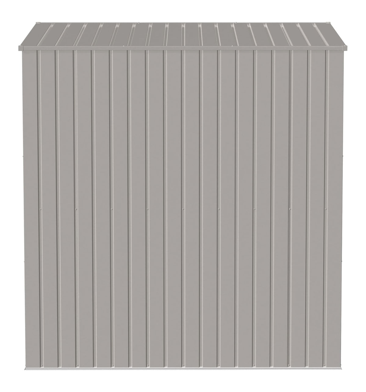 Arrow Elite Steel Storage Shed with Pent Roof, Cool Grey, 6-ft x 4-ft