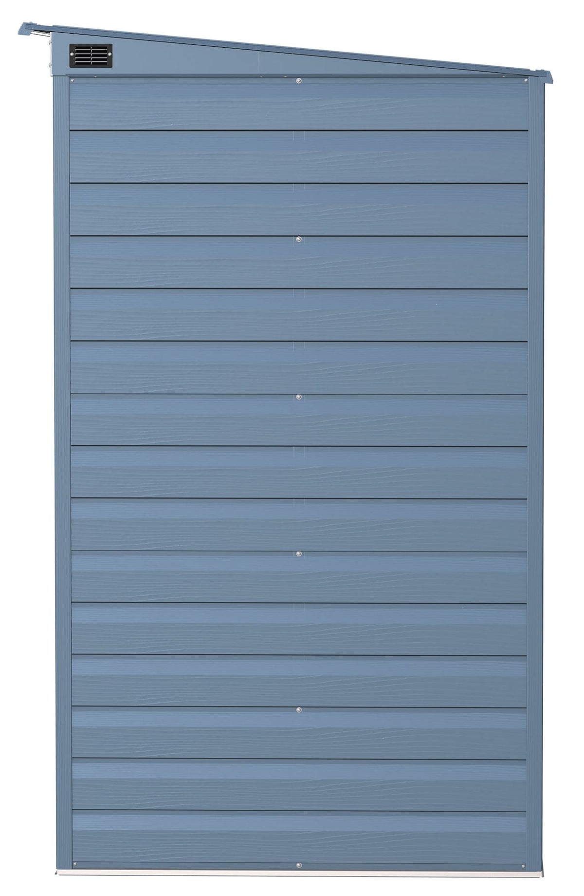Arrow Select Galvanized Steel Storage Shed, Blue Grey, 10-ft x 4-ft