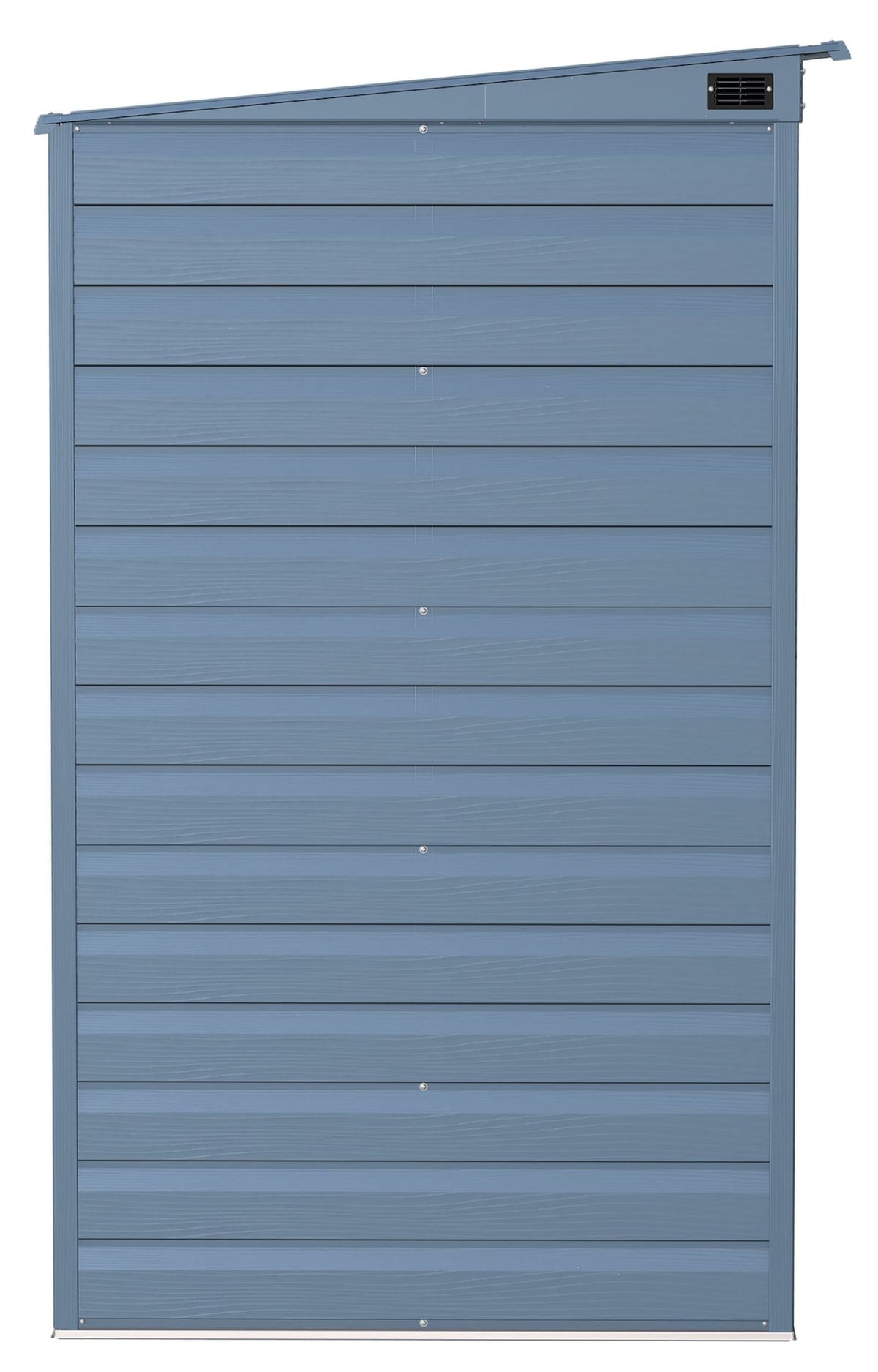 Arrow Select Galvanized Steel Storage Shed, Blue Grey, 10-ft x 4-ft