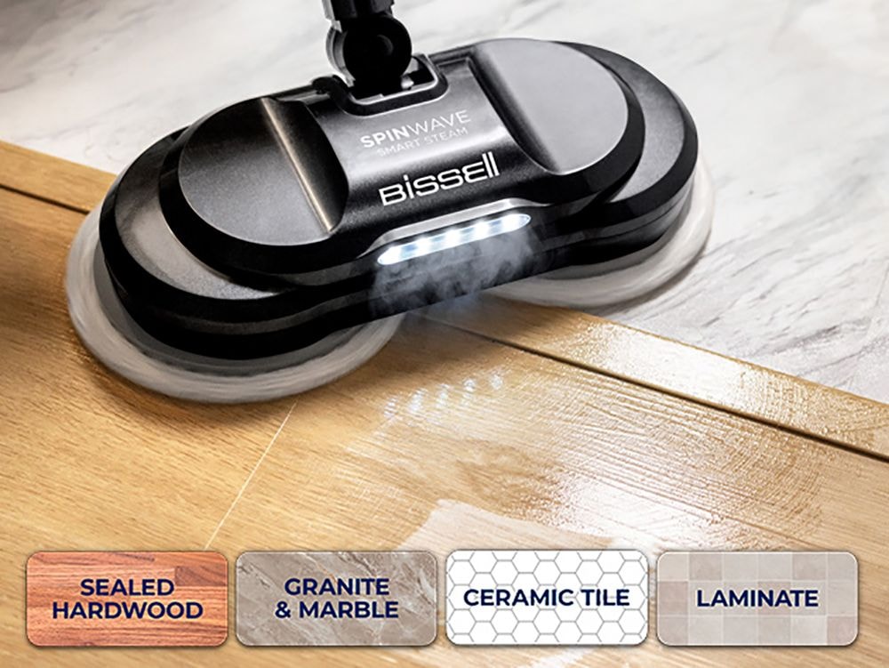 BISSELL SpinWave Smart Corded Steam Cleaner