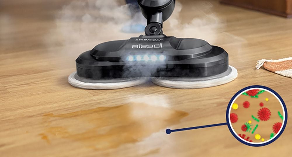 BISSELL SpinWave Smart Corded Steam Cleaner