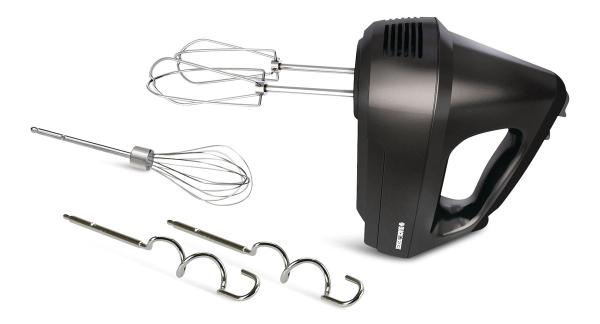 6-Speeds Hand Mixer with Storage Case Black