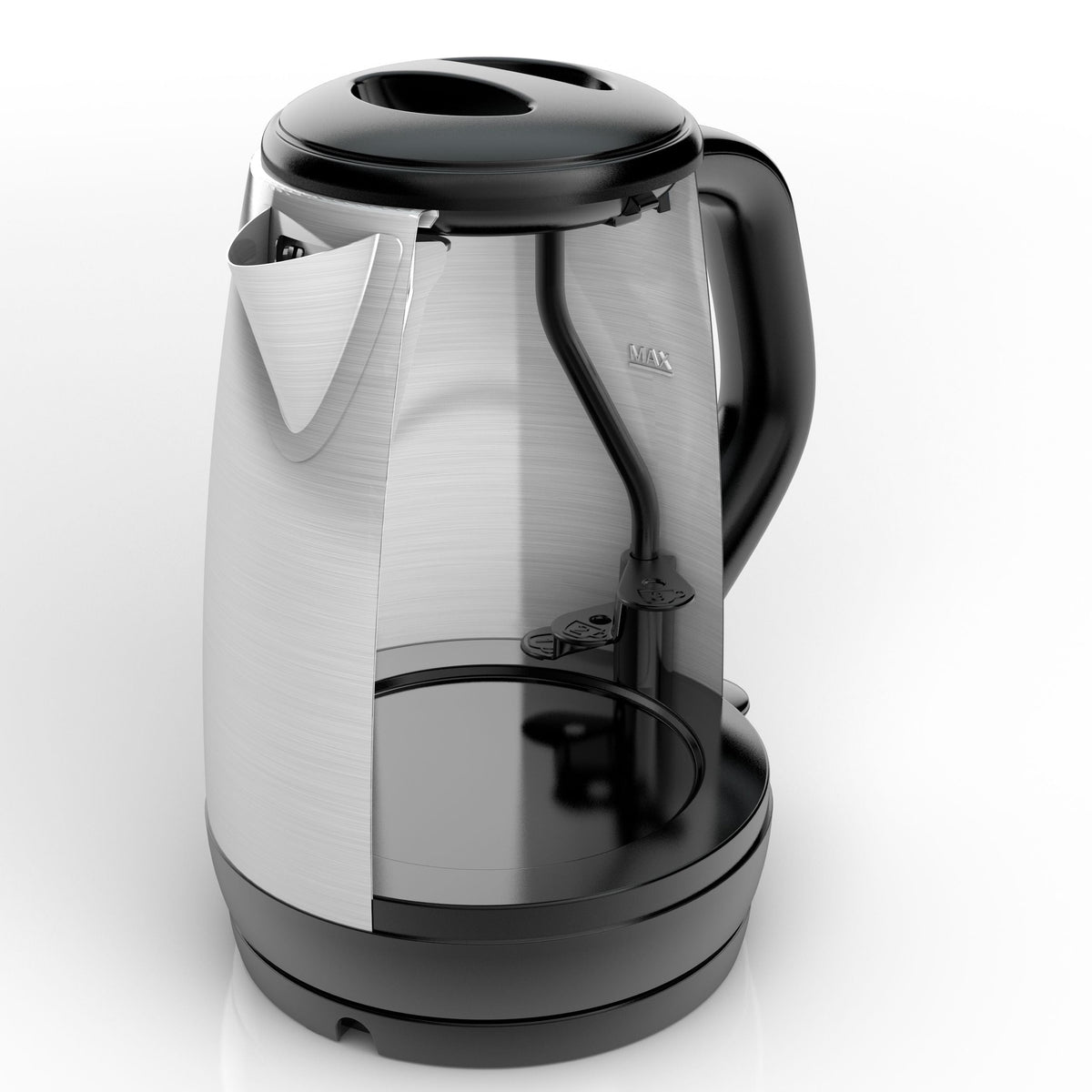 Cordless Electric Kettle with Auto Shut Off, Stainless Steel, 1.7L