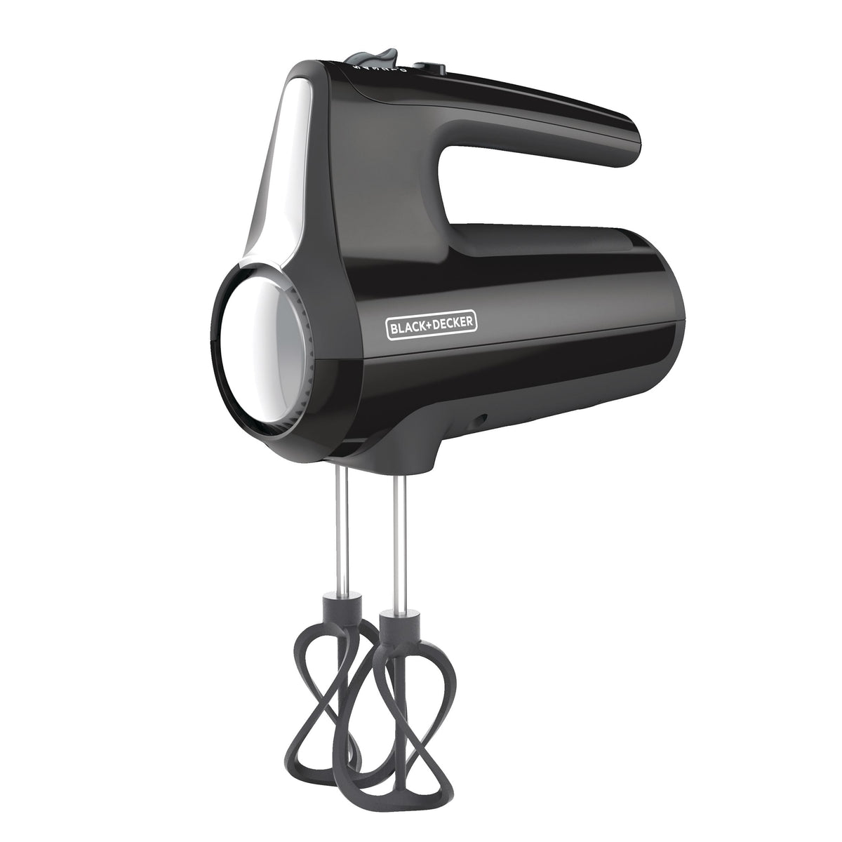 Helix Hand Mixer, Premium Performance 5 Speed Hand Mixer, Includes 5 Attachments and Case, Black