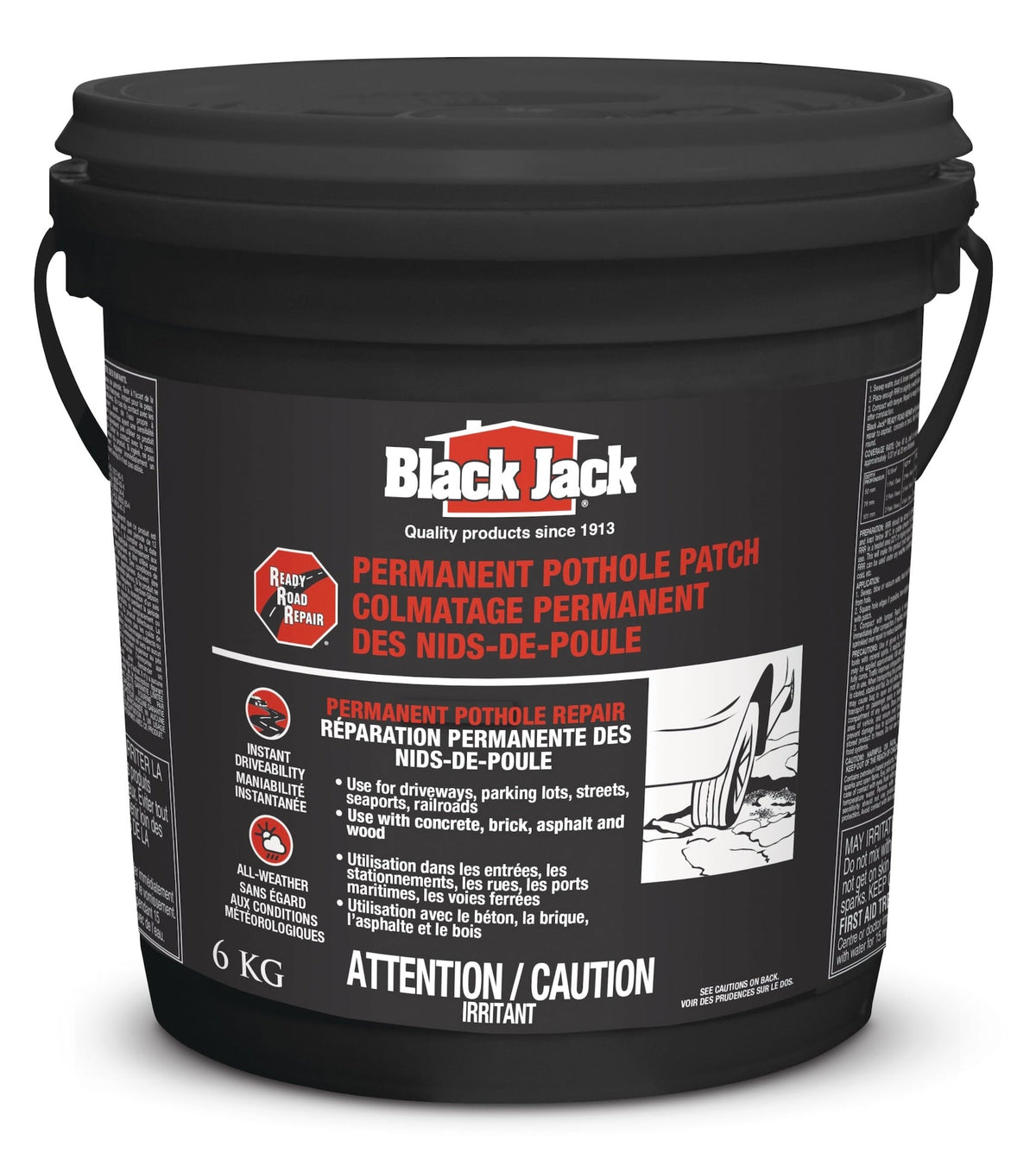 Ready Cold Patch, Permanent Pothole Patch