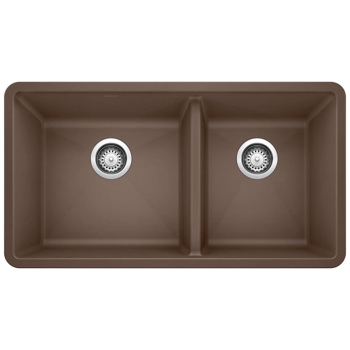 60/40 Double Bowl Undermount Kitchen Sink, Café, 33-in