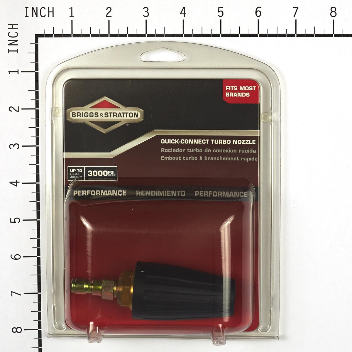 6195 Quick-Connect Turbo Spray Nozzle for Pressure Washers up to 3000 PSI