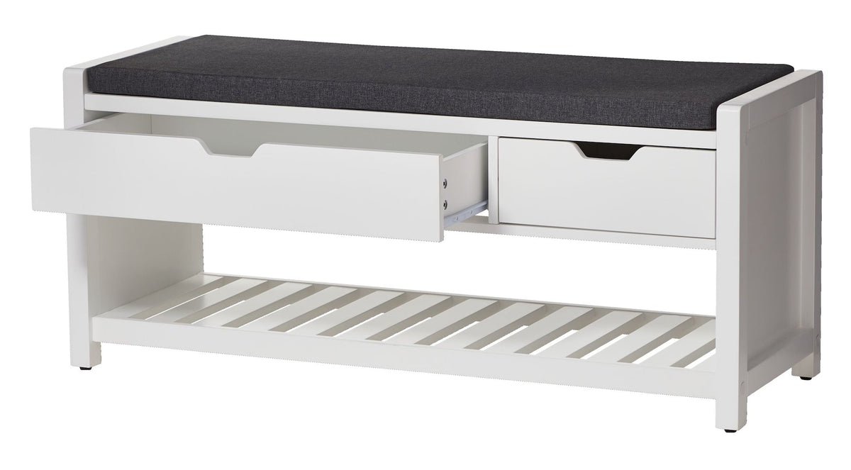 CANVAS Overbrook Entryway Bench, White
