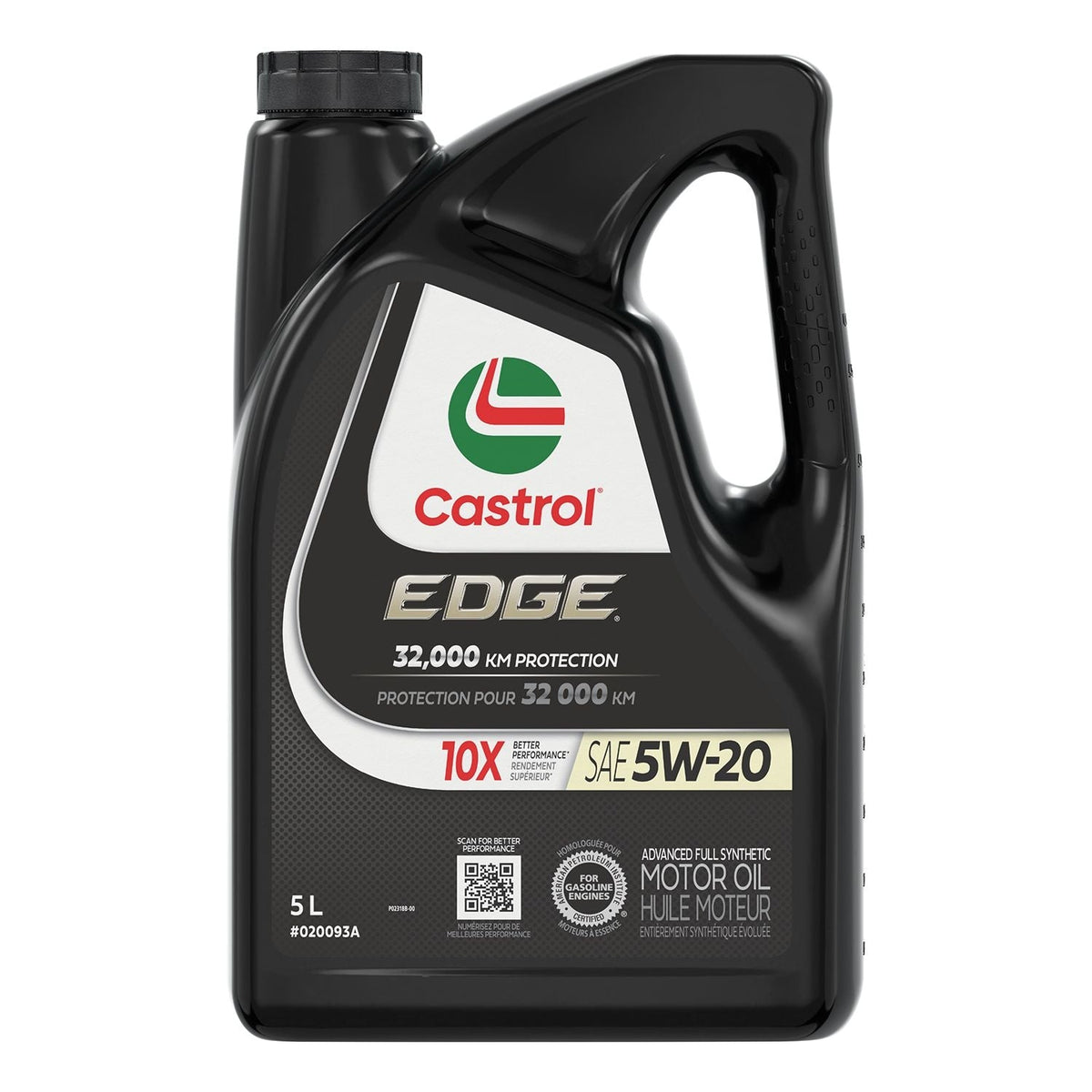 EDGE 5W20 Advanced Synthetic Engine/Motor Oil, 5-L