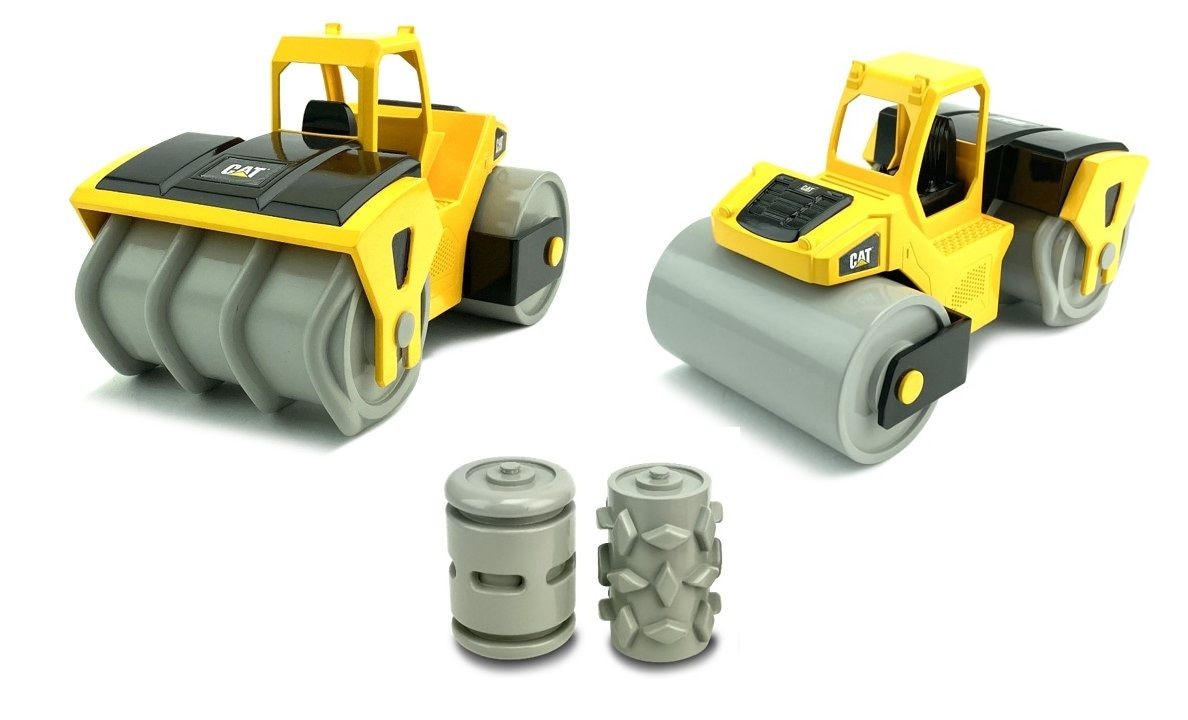 CAT Construction Mini Crew Road Roller Sand Set for Outdoor Play, Ages 5+