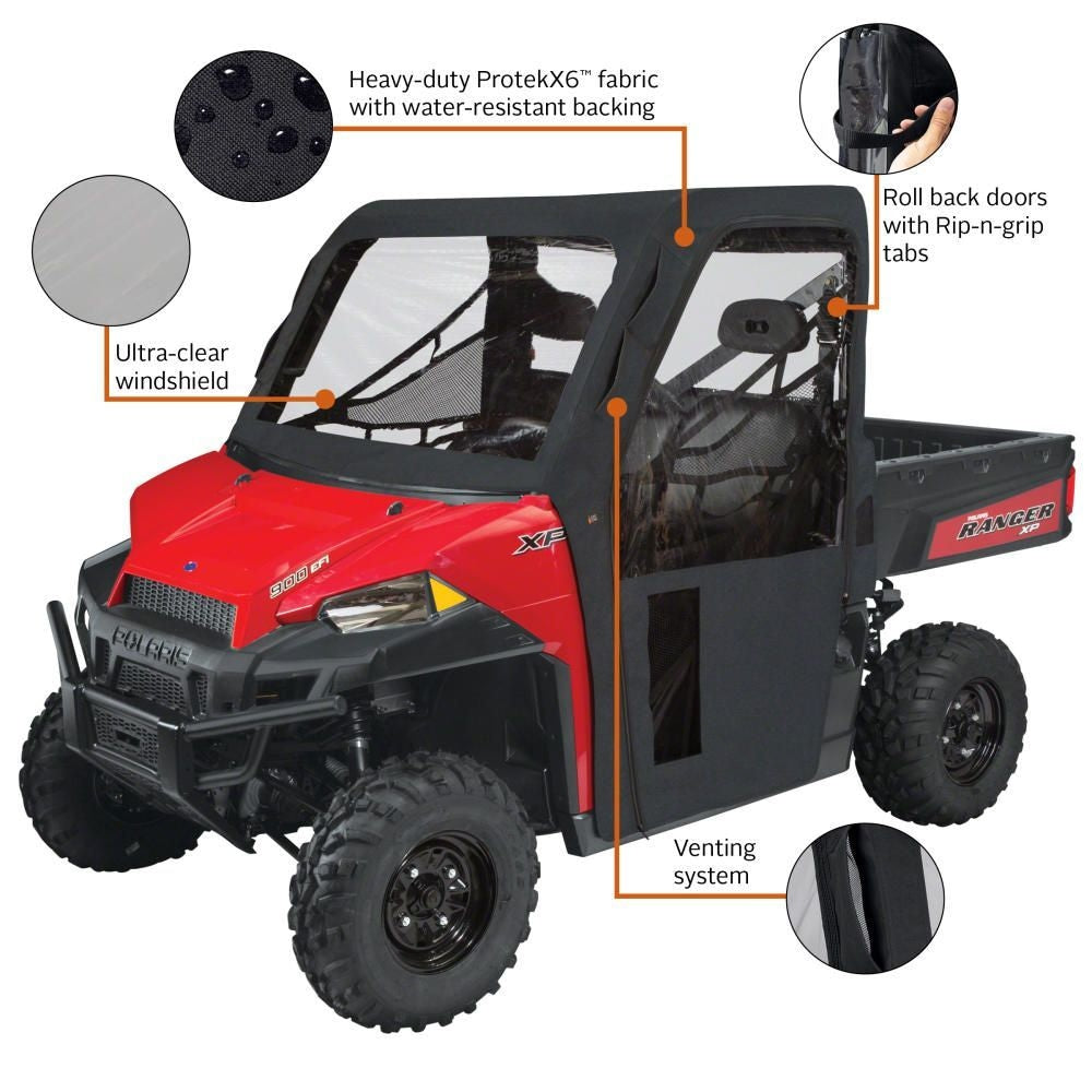 UTV Cab Enclosure for Ranger 900 XP, Black