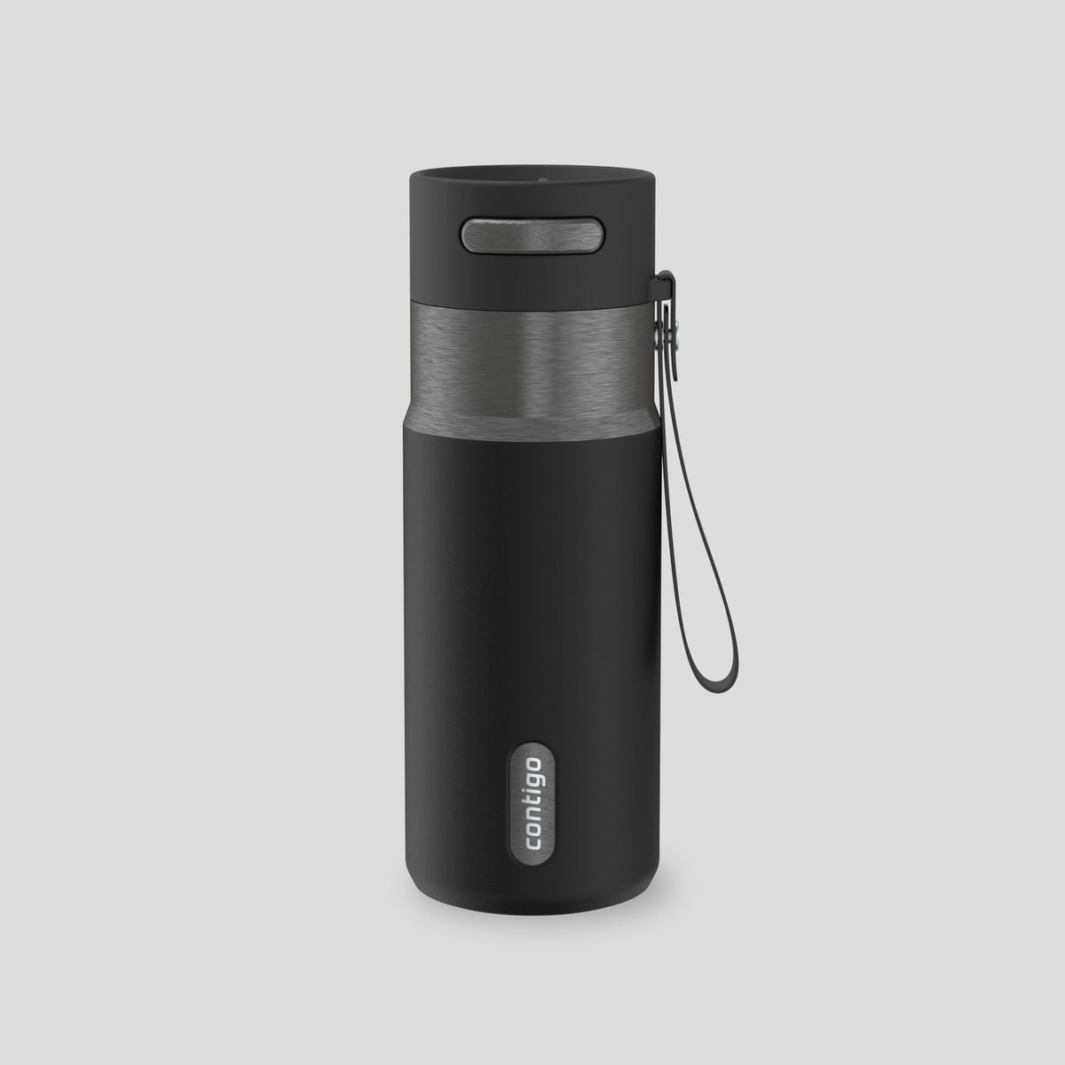 Insulated Stainless Steel Travel Bottle with Lid, Various Colours, 16-oz