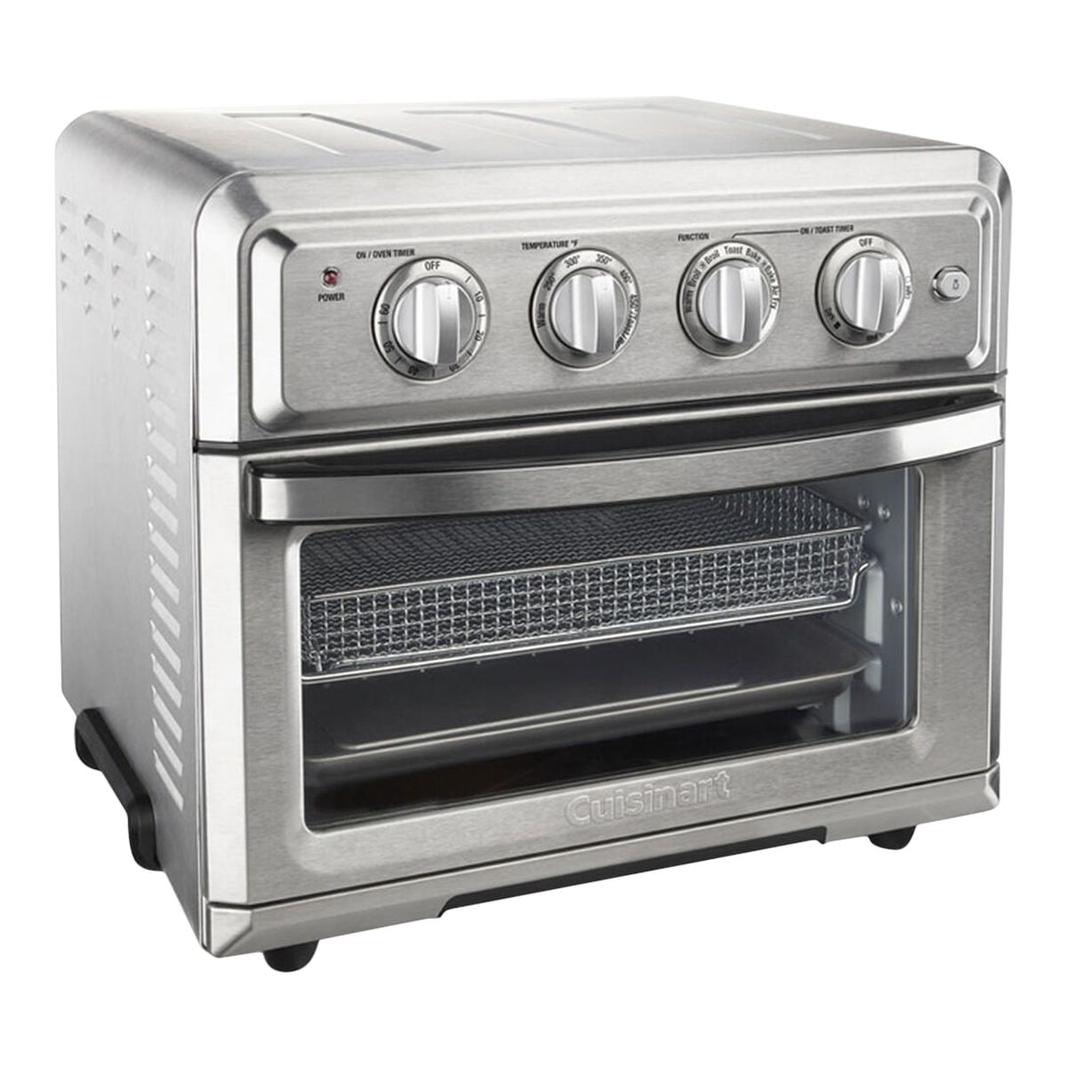 Convection Air Fryer Toaster Oven with 7 Functions, Stainless Steel