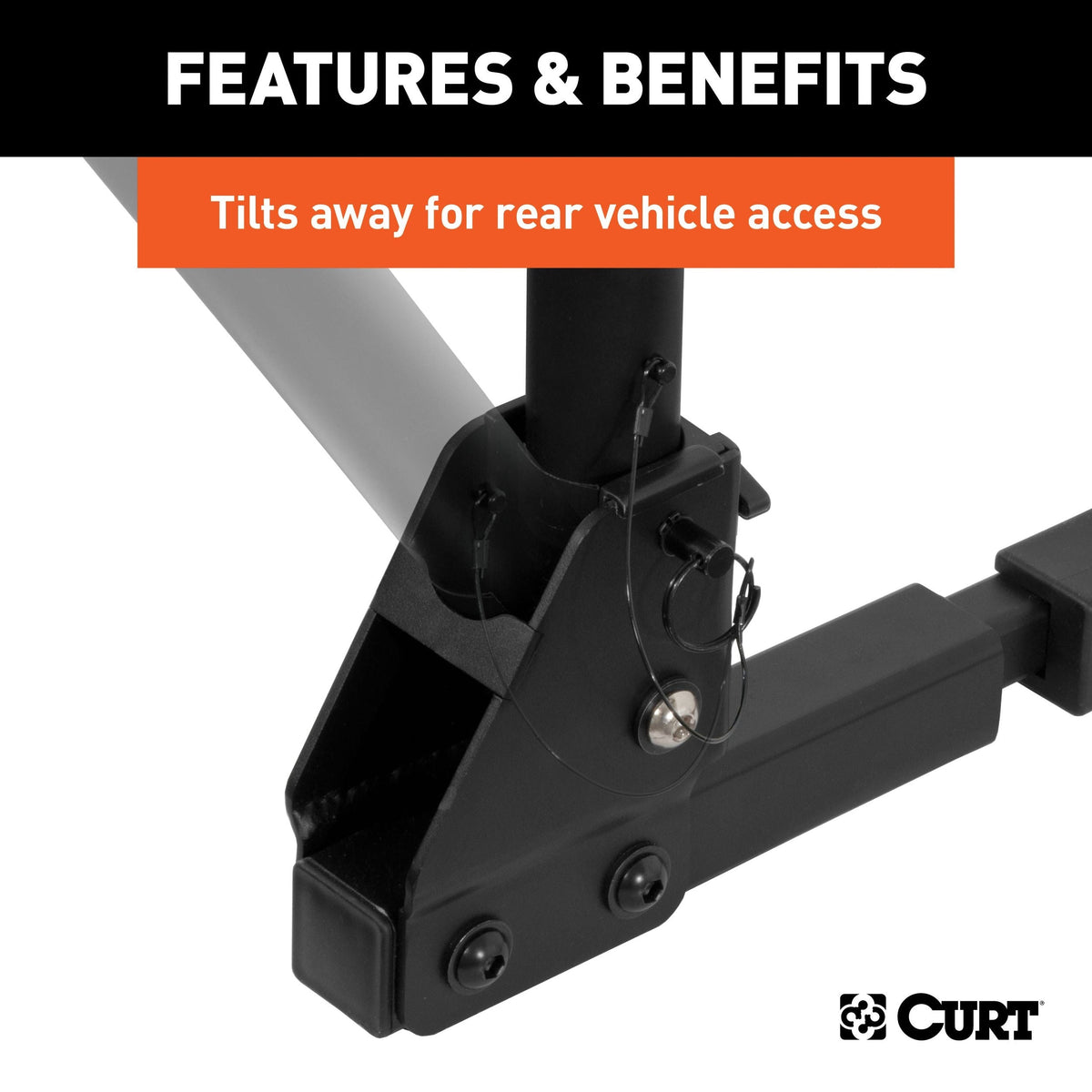18021 Hitch Mounted Bike Rack, Fits 1-1/4" and 2" Receiver, 2 Bikes