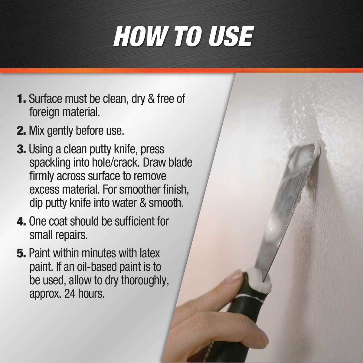 Fast N' Final Lightweight Spackling, 237-mL