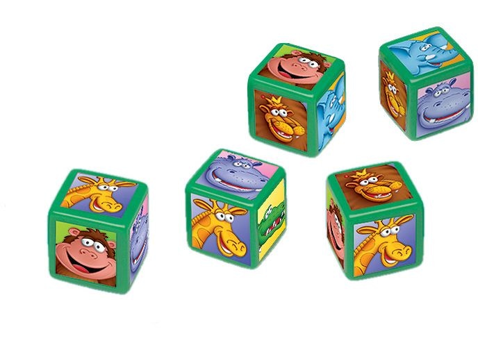 Yum Jr. Safari Animal Dice Game Set for Kids, Ages 5+