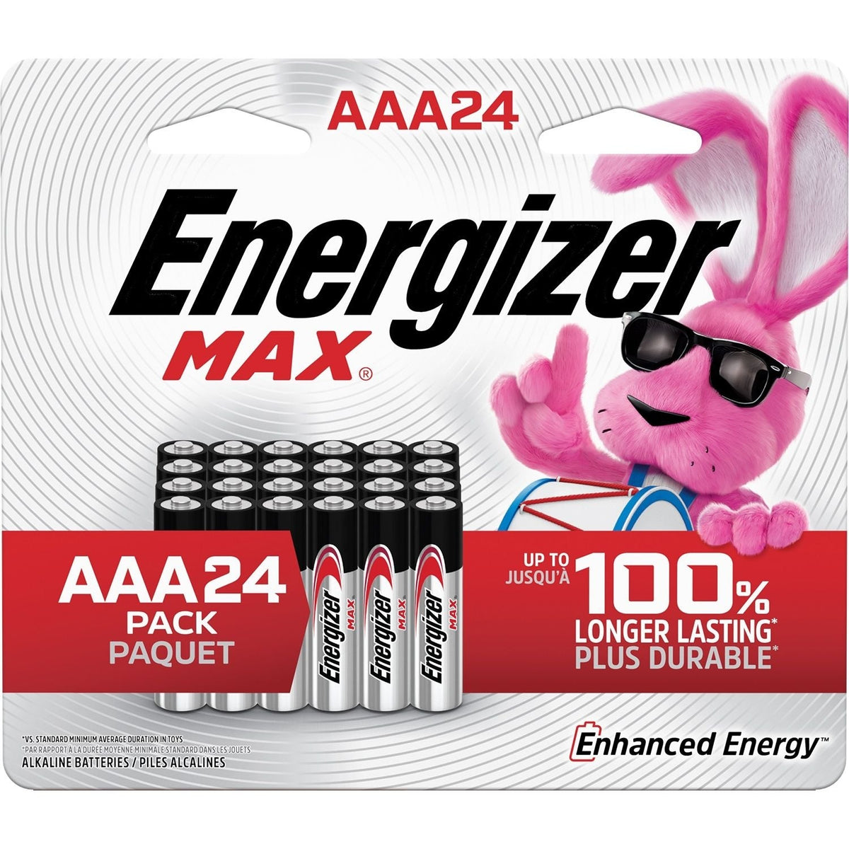 Max Alkaline AAA Batteries, 24-pk
