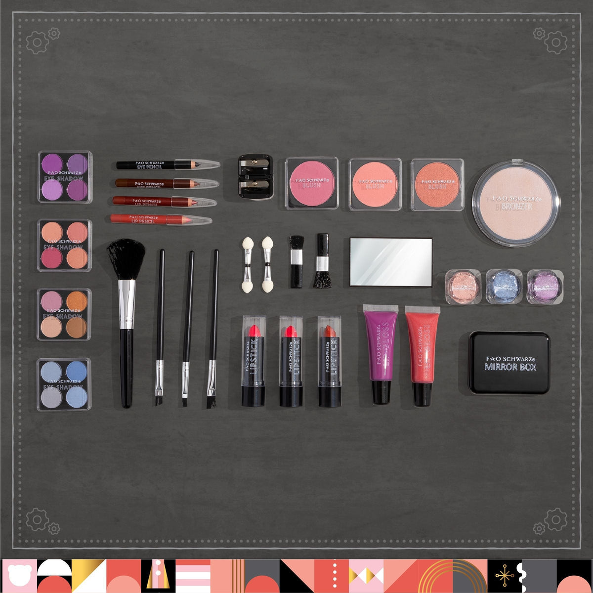 Girls Ultimate Makeup Artist Set, 30 Piece, Pastel Pink