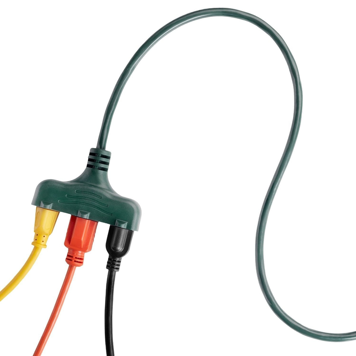 50-ft 14/3 Outdoor Power Cord with Wireless Remote & 3 Grounded Outlets, Green