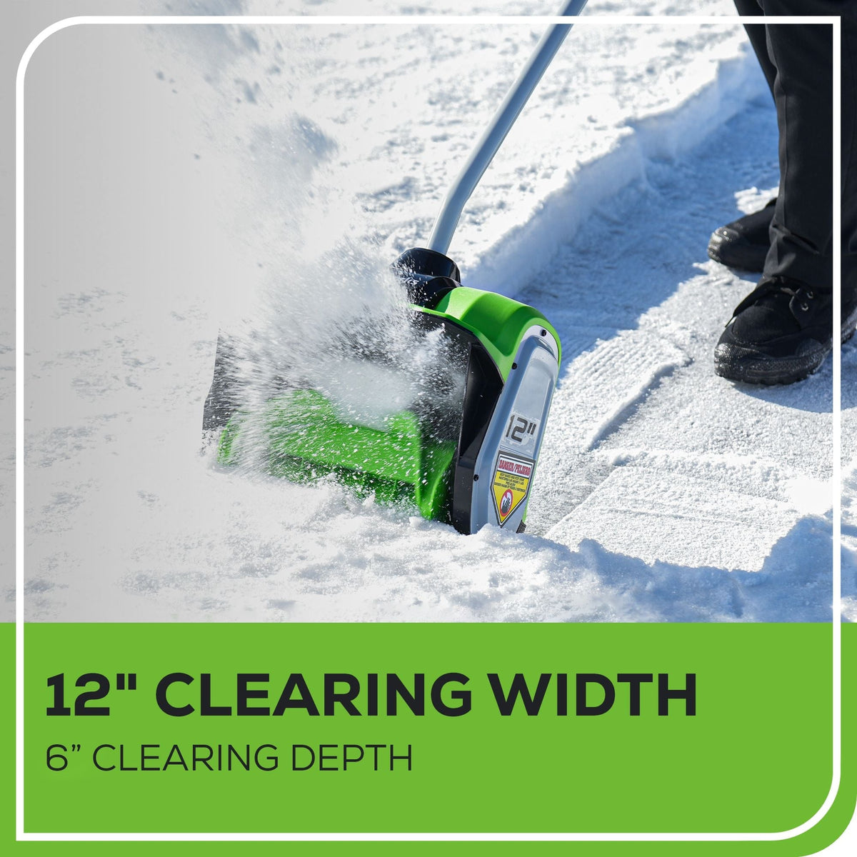 40V Cordless Snow Shovel, 12-in (Tool Only)