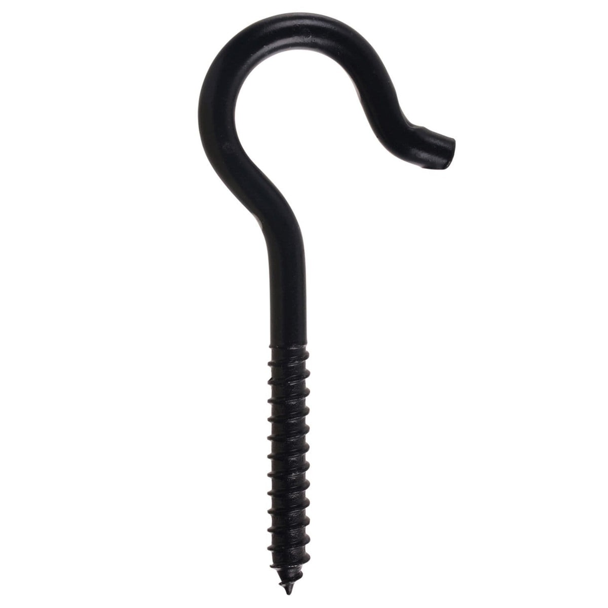 Screw Hook, 4-7/16-in, Black