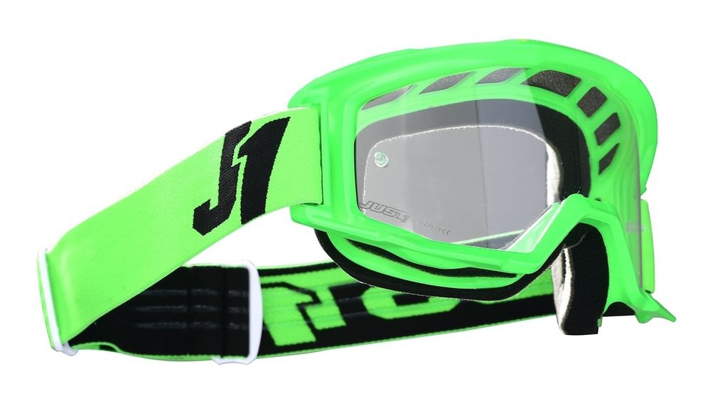 Vitro Powersports Anti-Fog Scratch-Resistant Goggles, Fluorescent Green