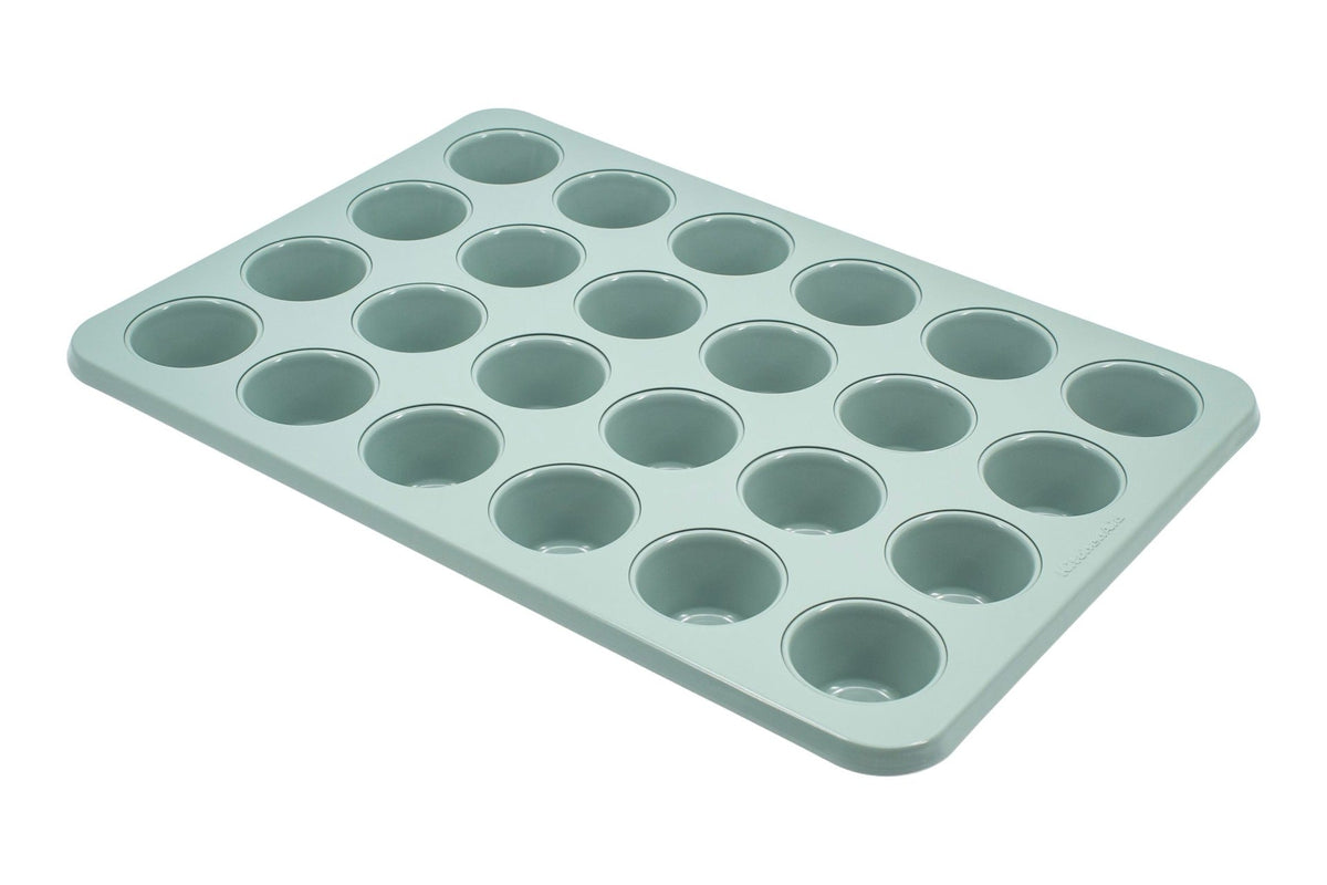 Cardamom Non-Stick Steel Muffin Pan, 24-Cup