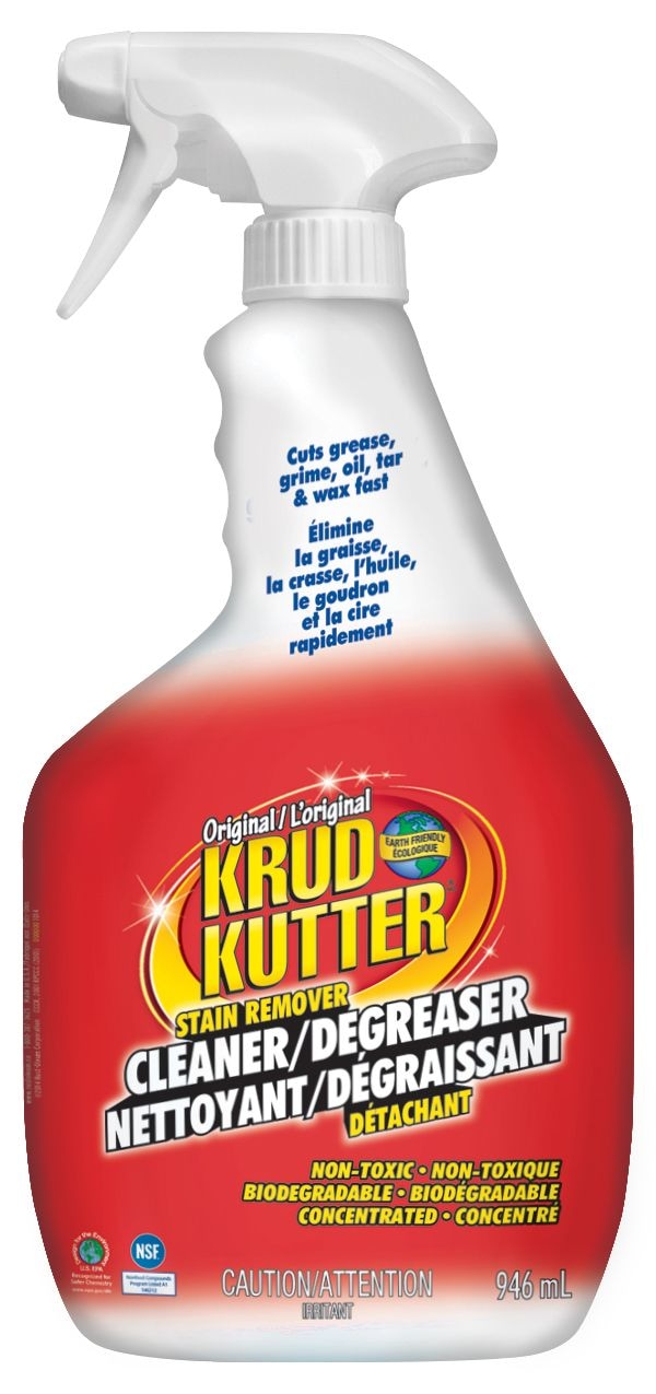 Multi-Purpose Stain Remover, Cleaner & Degreaser Spray, Non-Toxic, 946-mL