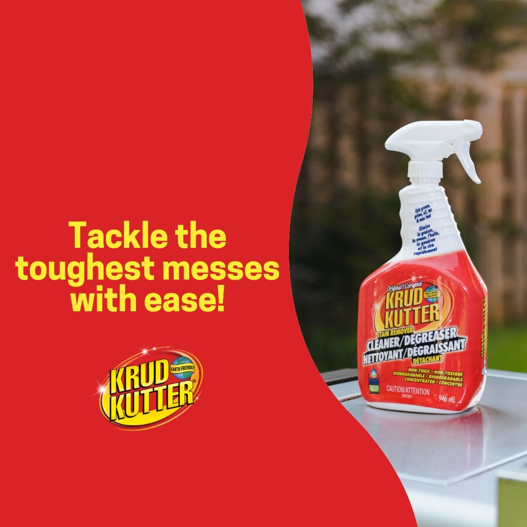 Multi-Purpose Stain Remover, Cleaner & Degreaser Spray, Non-Toxic, 946-mL
