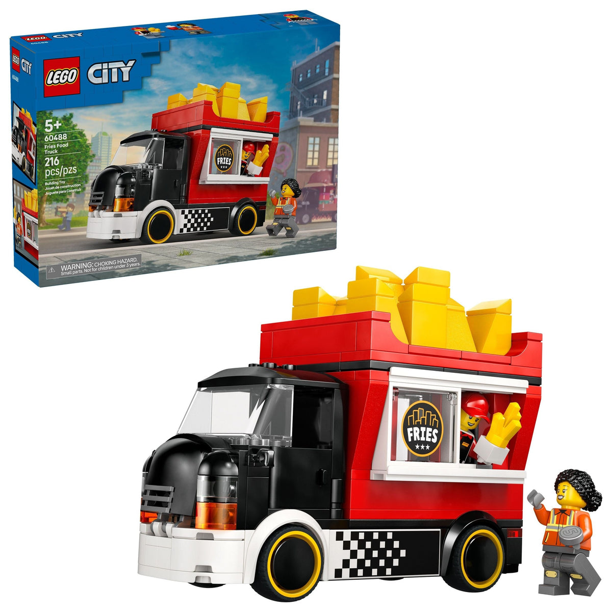 City Fries Food Truck Building Set - 60488, 216-pcs, Ages 5+
