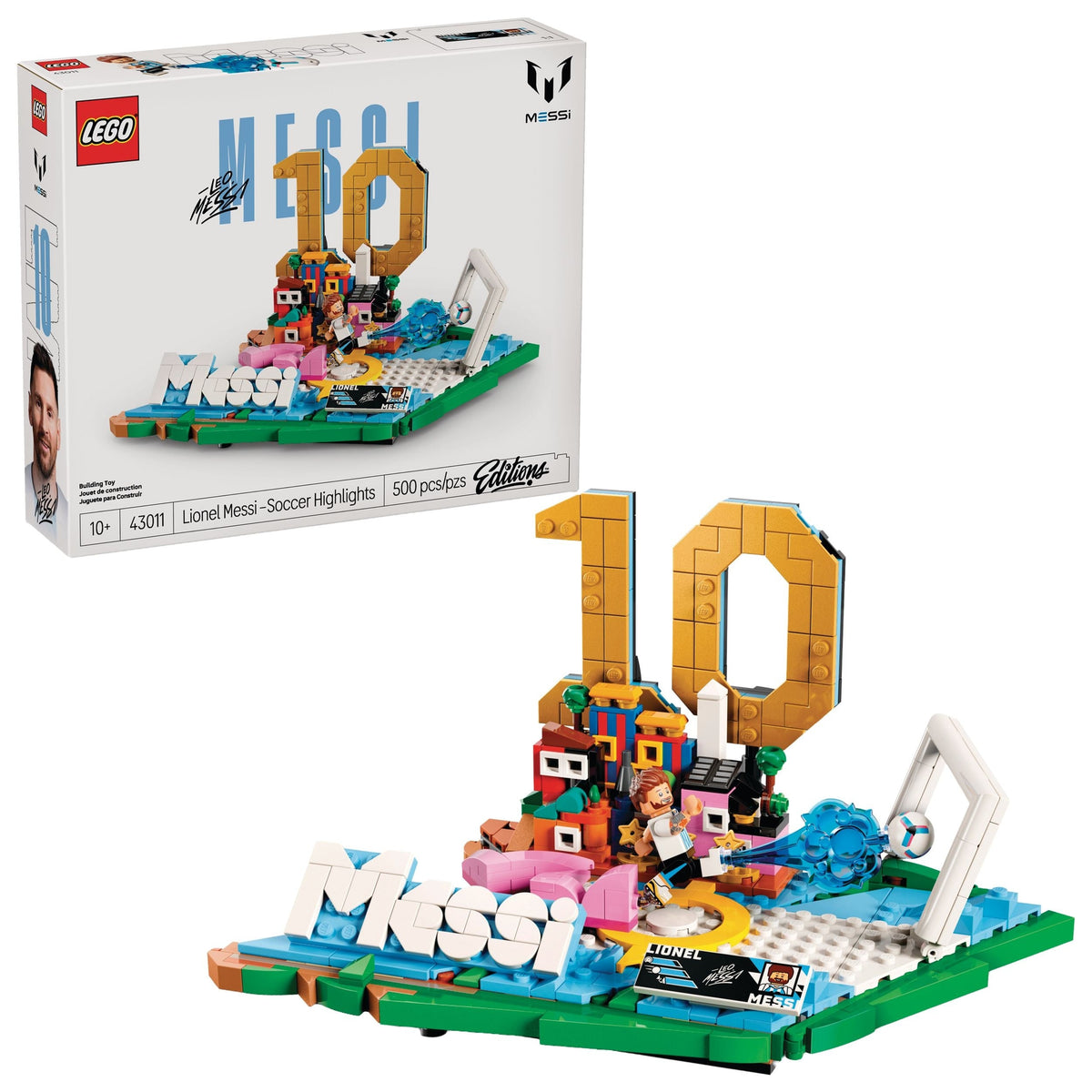 Editions Lionel Messi, Soccer Highlights - 43011, 500-pcs, Ages 10+