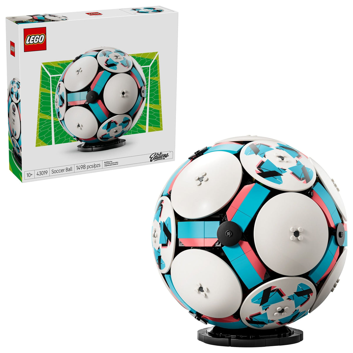Editions Soccer Ball - 43019, 1498-pcs, Ages 10+