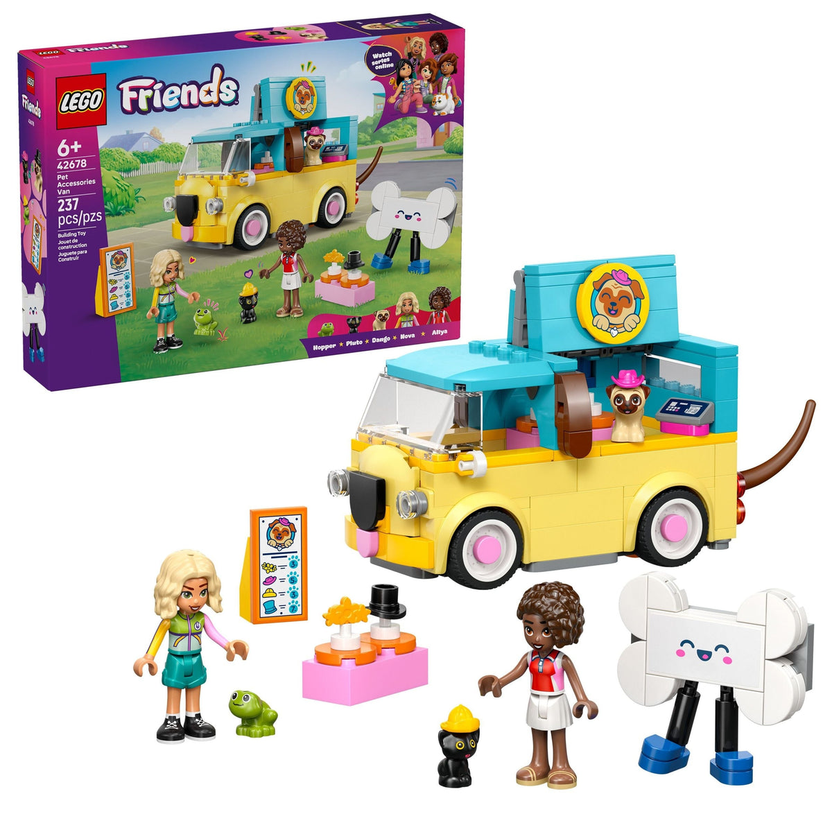 Friends Pet Accessories Van - 42678, 237-pcs, Ages 6+