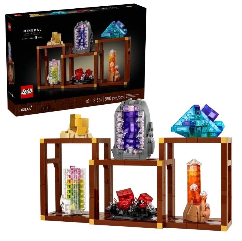 Ideas 21362 Mineral Collection for Ages 18+, 880-pc