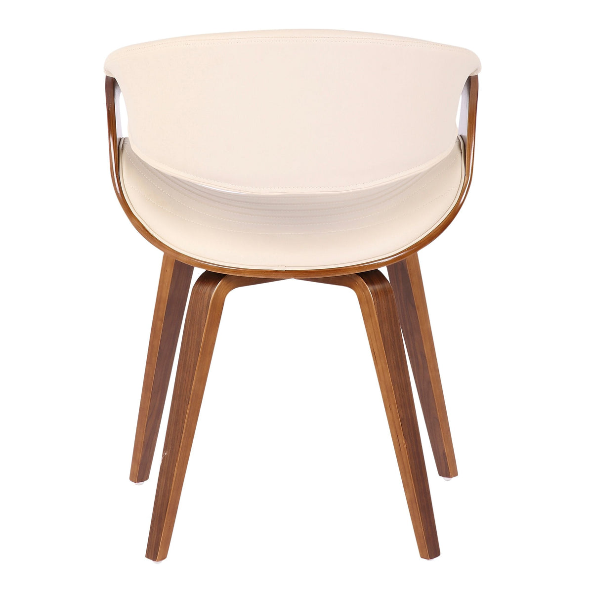 Symphony Faux Leather Dining/ Accent Chair, Cream