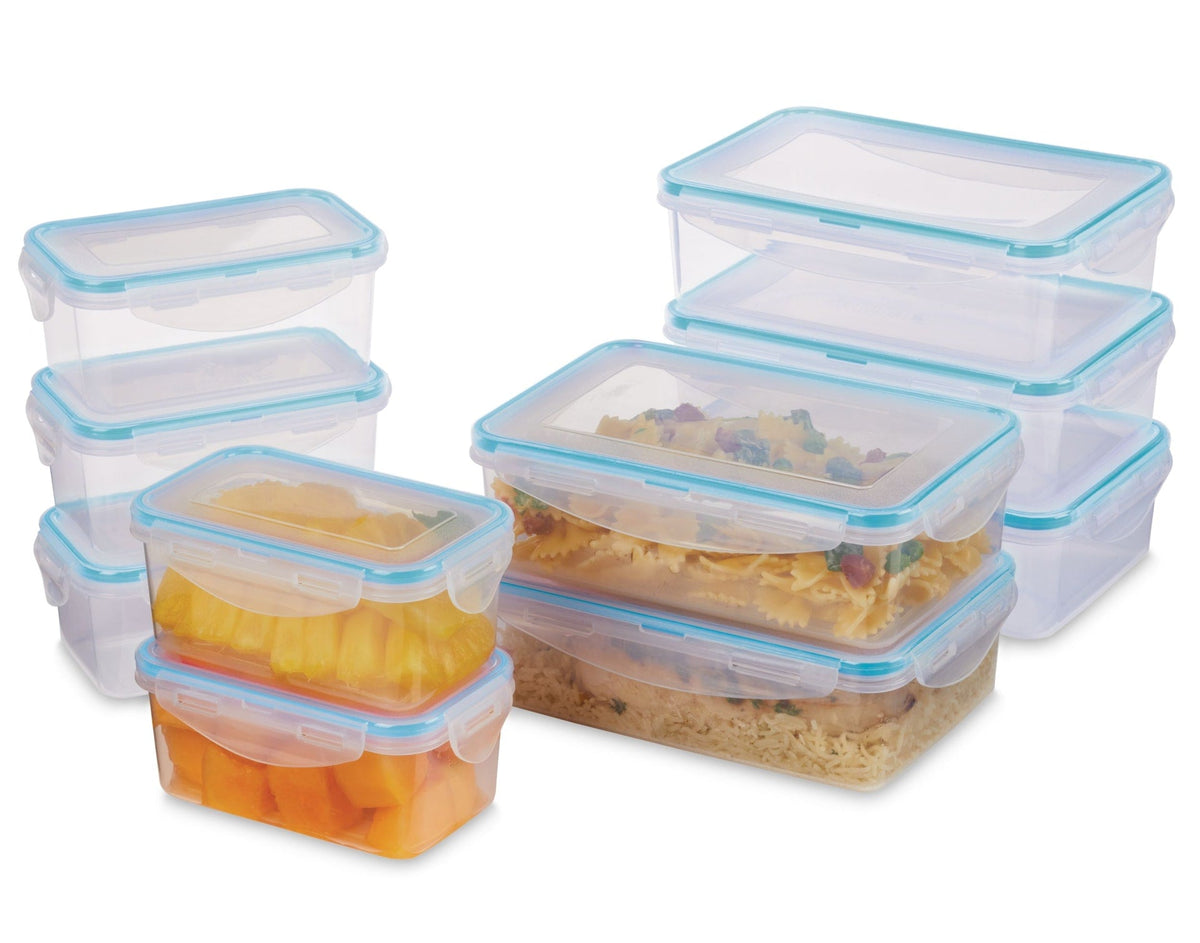 BPA-Free Food Container Container Set with Lids, 10 Count
