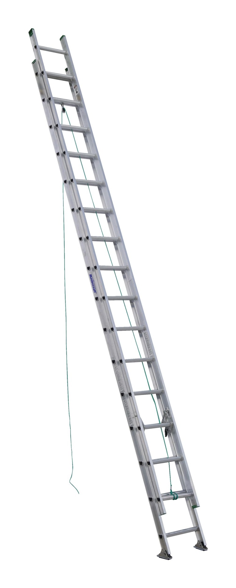 Grade 2 Aluminum Extension Ladder, 225-lb, 32-ft