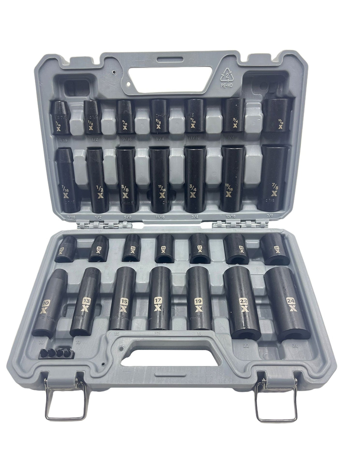 MAXIMUM 1/2-in Drive Professional Grade Impact Socket Set, 28-pc, CRMO