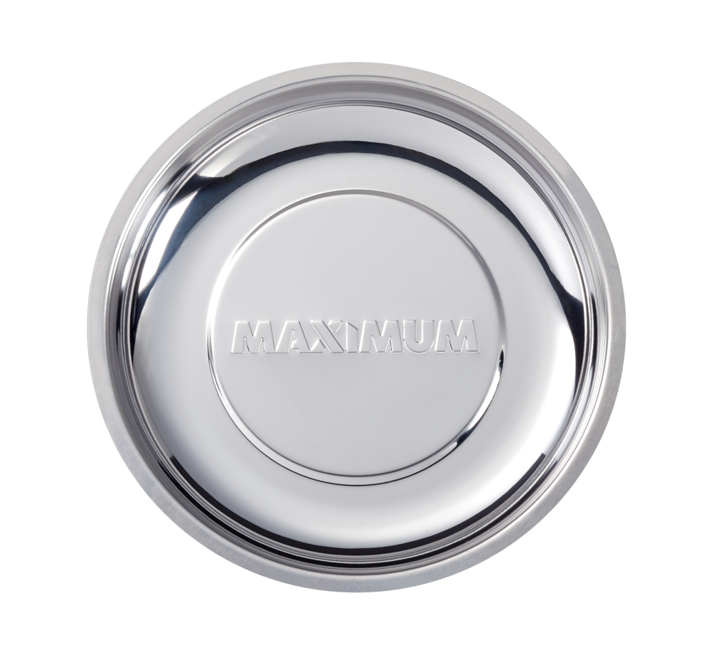 MAXIMUM Magnetic Tool Bowl Tray/Holder, Stainless Steel