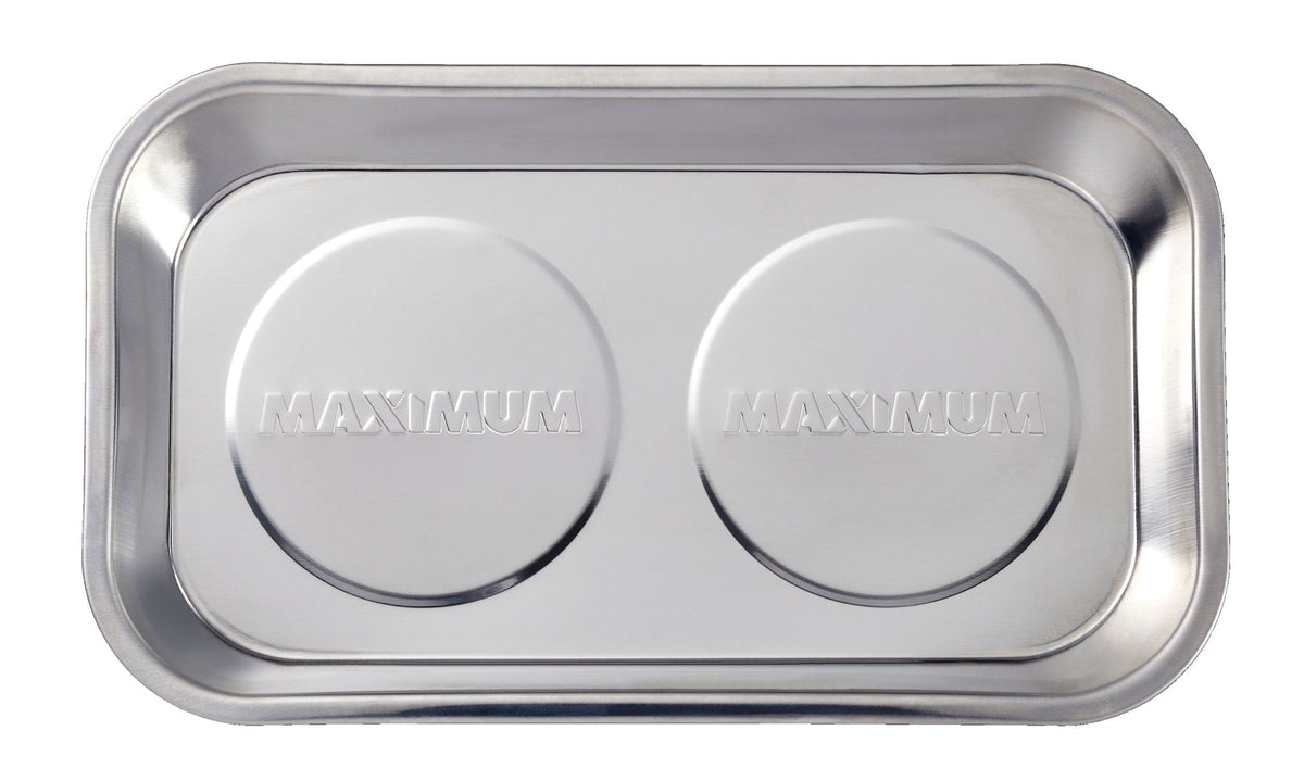 MAXIMUM Magnetic Tool Rectangle Tray/Holder, Stainless Steel