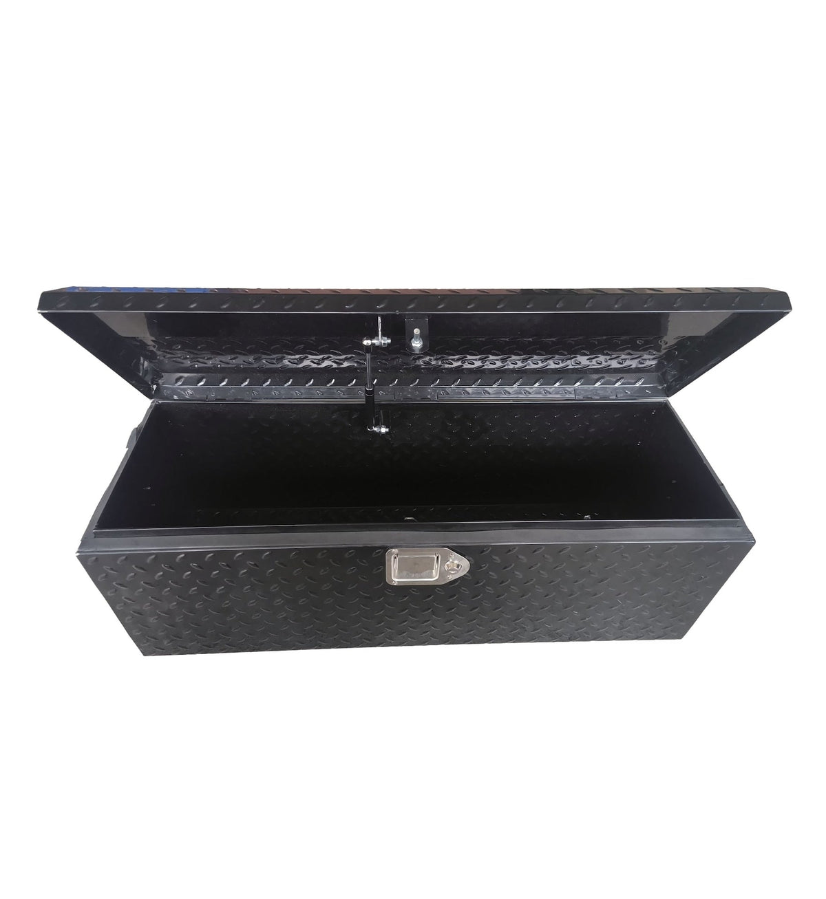 MAXIMUM Truck Chest Box with Portable Tool Box, Black, 35.5-in