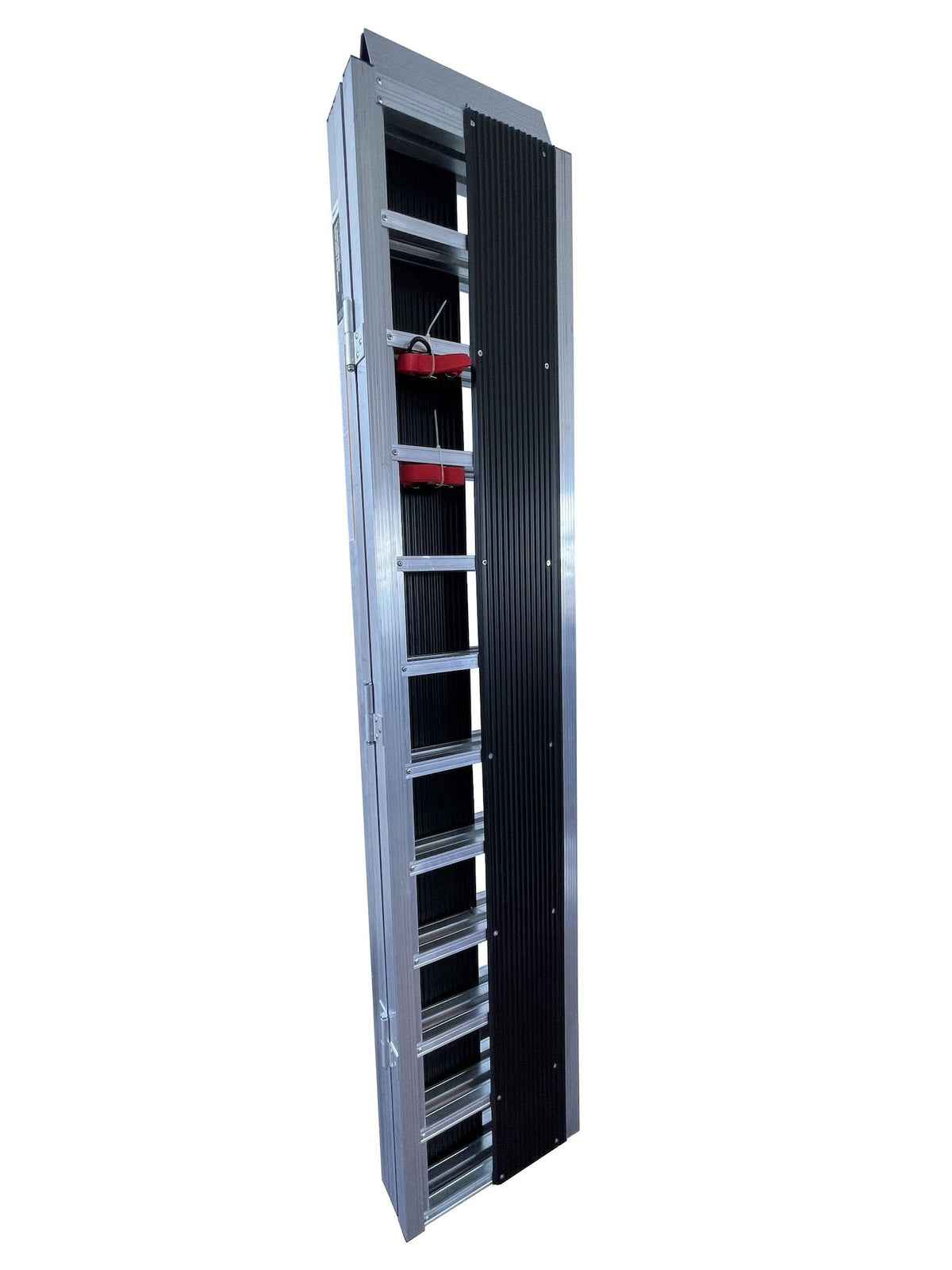 Aluminum Tri-Panel Folding Aluminum Loading Ramp, Non-Slip & Stable Base, 85 x 54-in, 1500-lb
