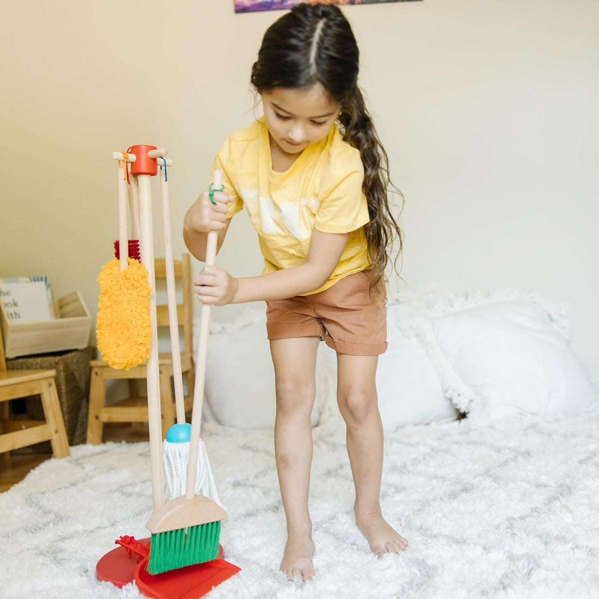 Housekeeping Playset for Ages 3+, 6-pc