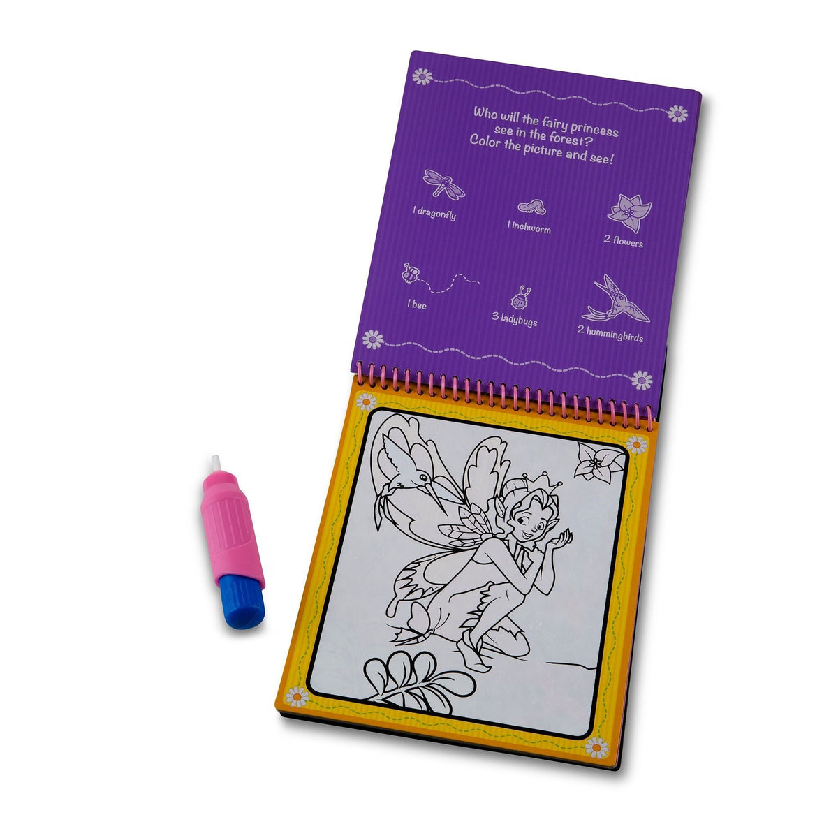 On the Go Water Wow! Reusable Water-Reveal Activity Pad - Fairy Tale